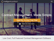 Tablet Screenshot of intelligentcontract.com